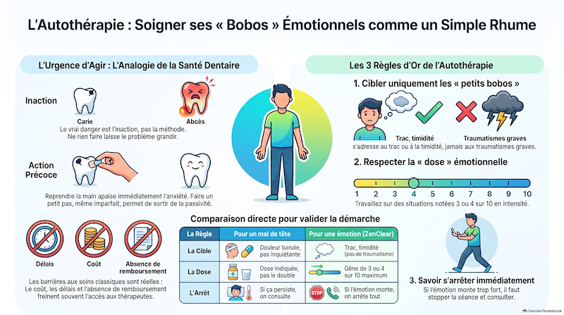 Peut-on soigner seul ses bobos émotionnels, comme on soigne un mal de tête ?