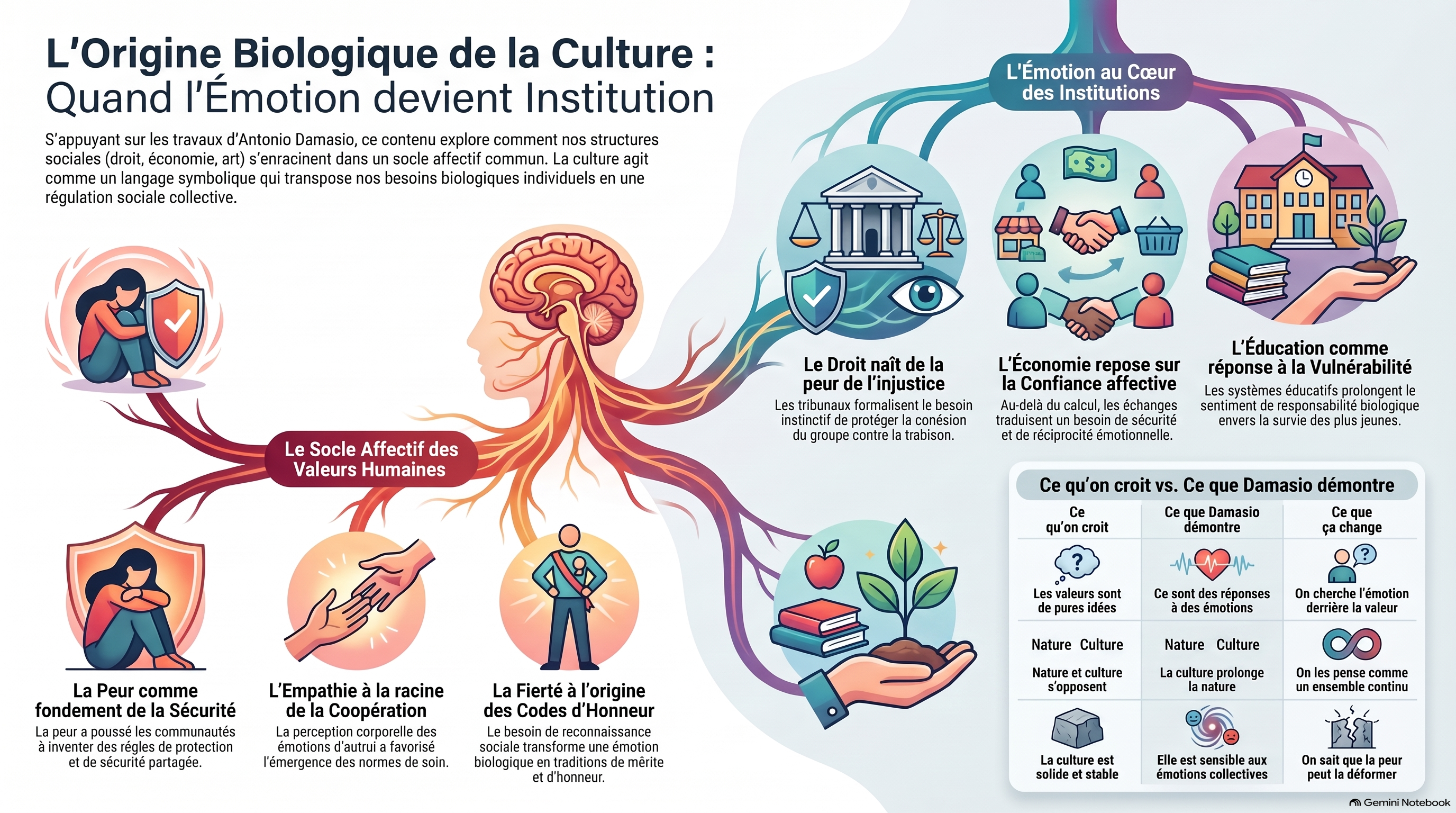 L’origine biologique de la culture